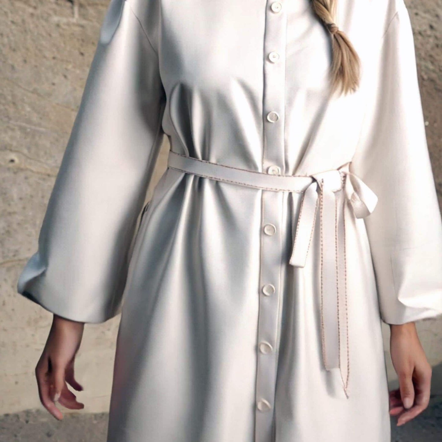 ✨ Shirt Dress with Puffed Sleeves Pattern | Dress | XS–M (US 2–6 / EU 34–38)