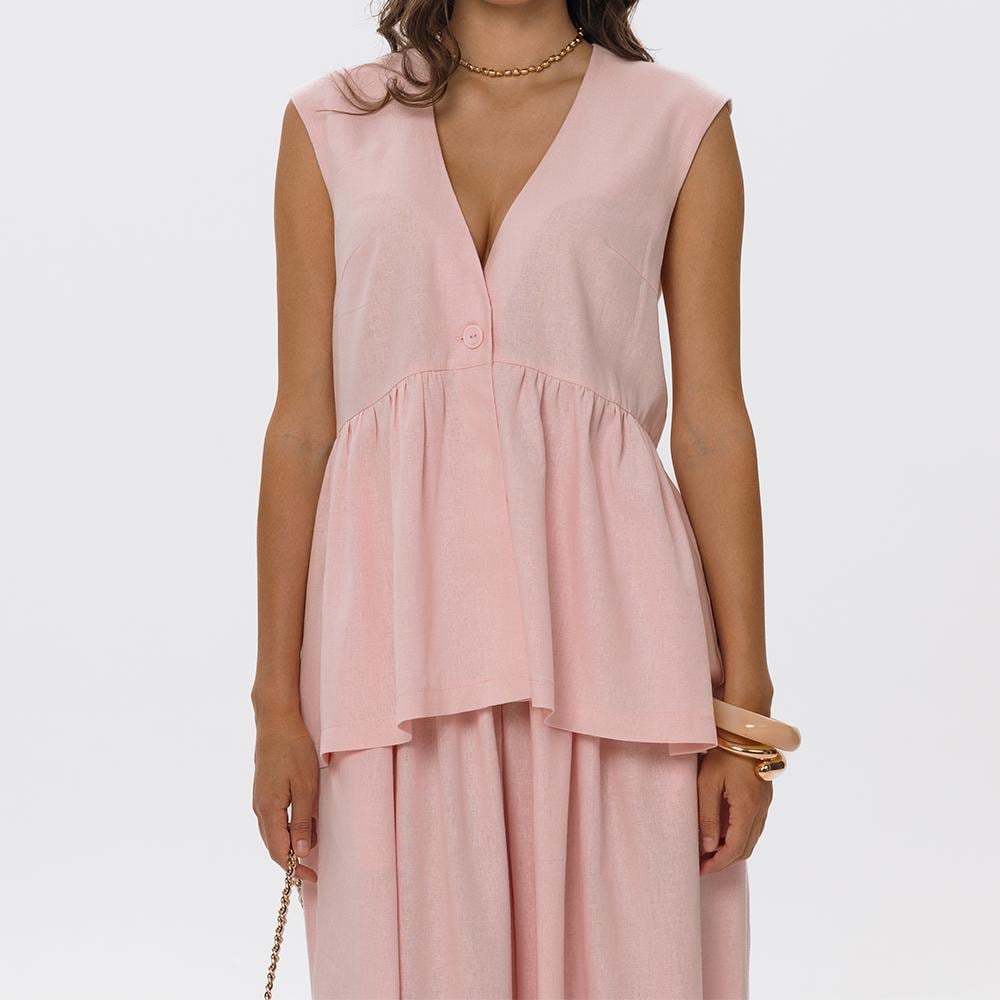 Ruffle Wrap Summer Top Sewing Pattern | Draped Shirt Top | XS-XXL