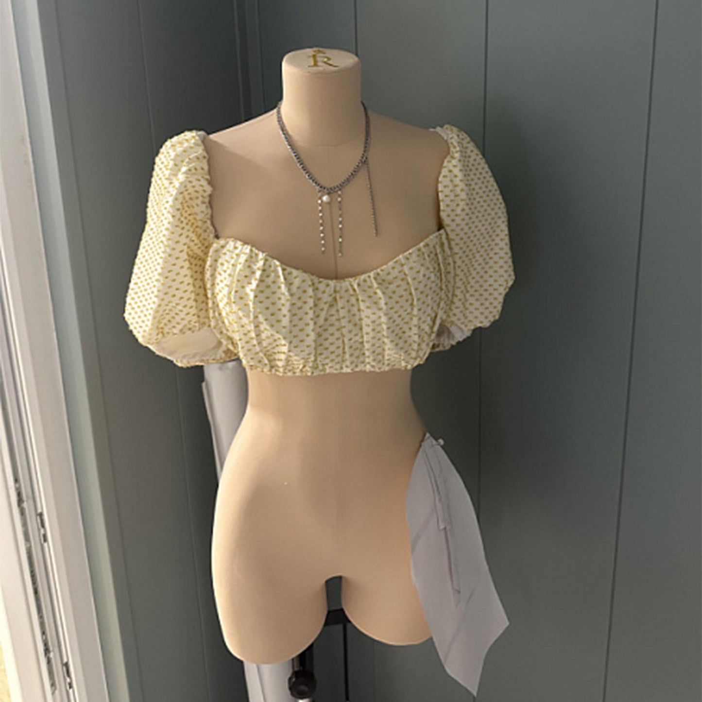 Summer top sewing pattern | Gathered top pattern | Open back top | Linen top pattern | Y2K top sewing pattern | A0, USletter, A4 | XS-XXL