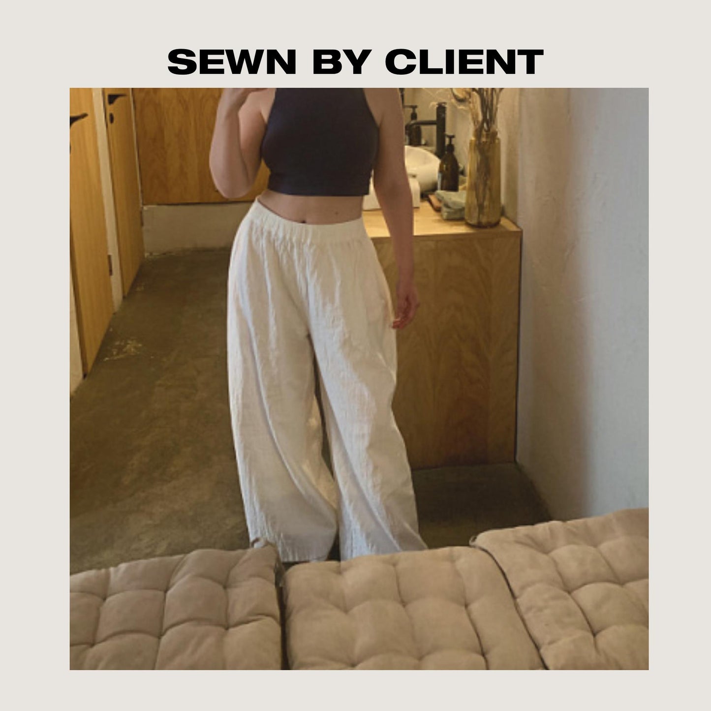 Wide-Leg Trousers Sewing Pattern | Straight Silhouette | XS-XXL