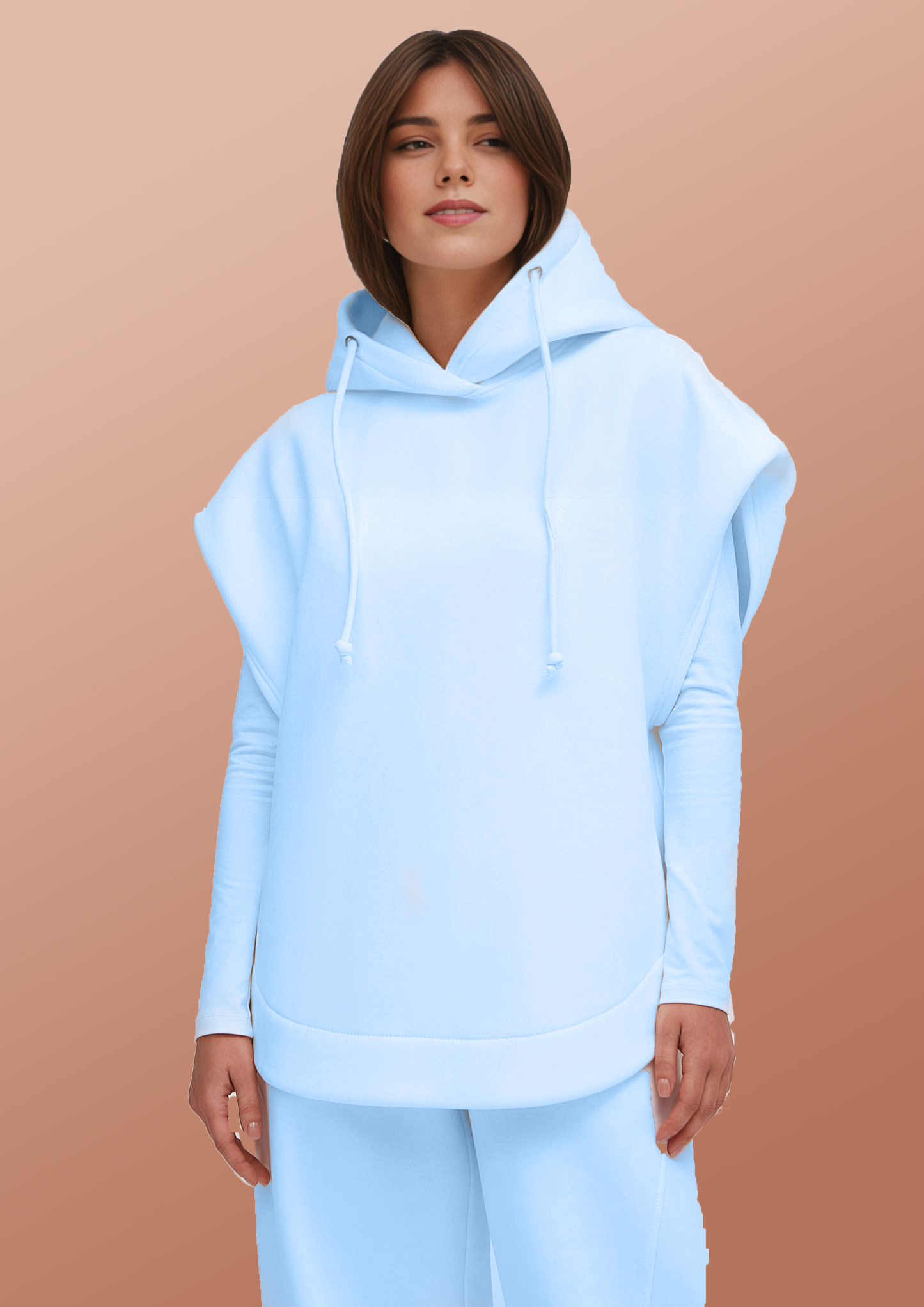 Simonetta vest hoodie - PDF sewing pattern