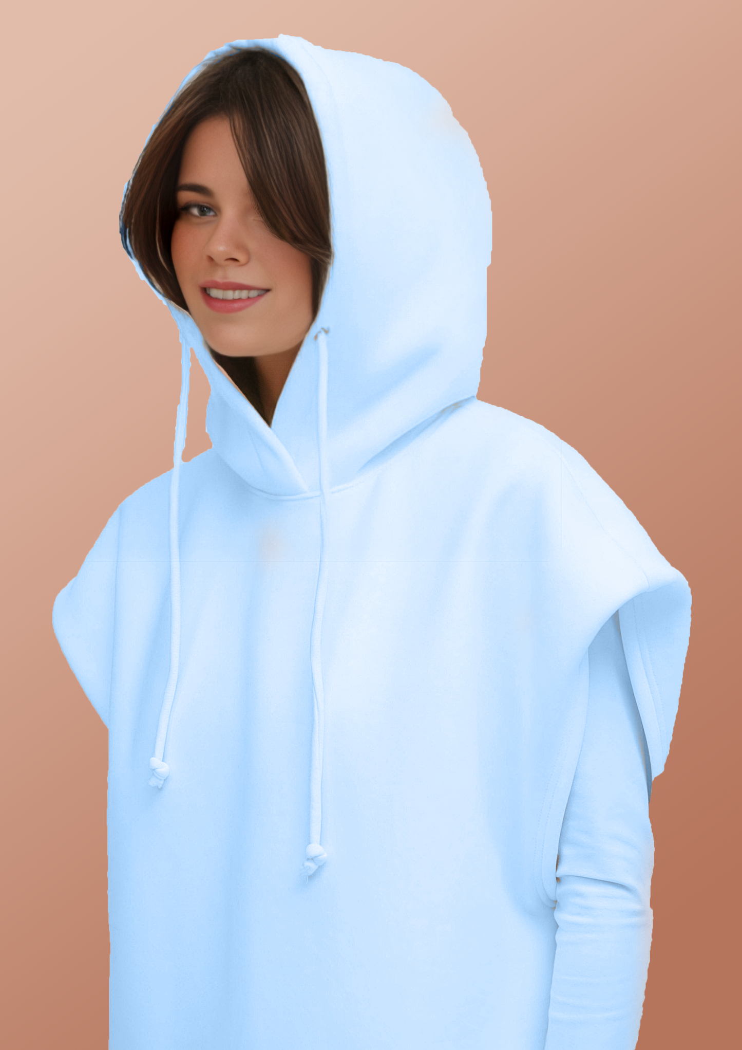 Simonetta vest hoodie - PDF sewing pattern