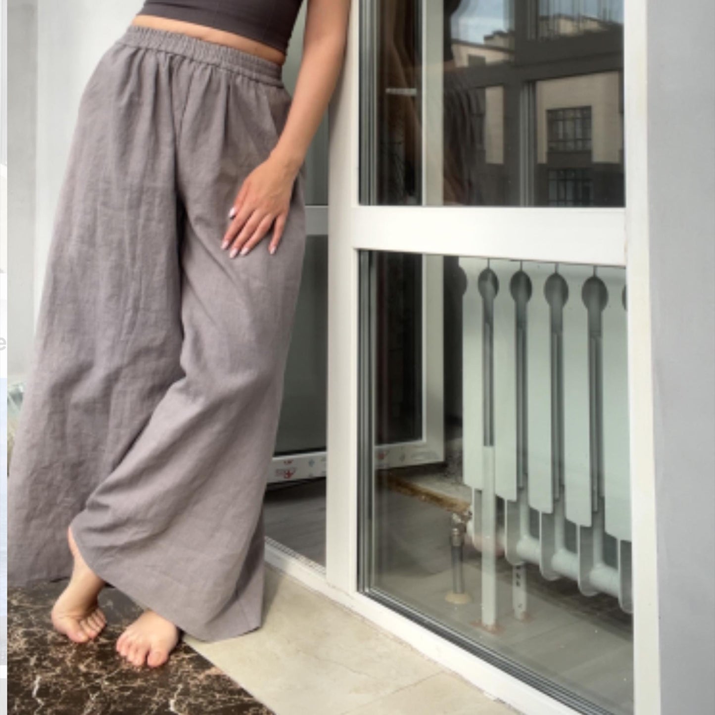 Wide-Leg Trousers Sewing Pattern | Straight Silhouette | XS-XXL