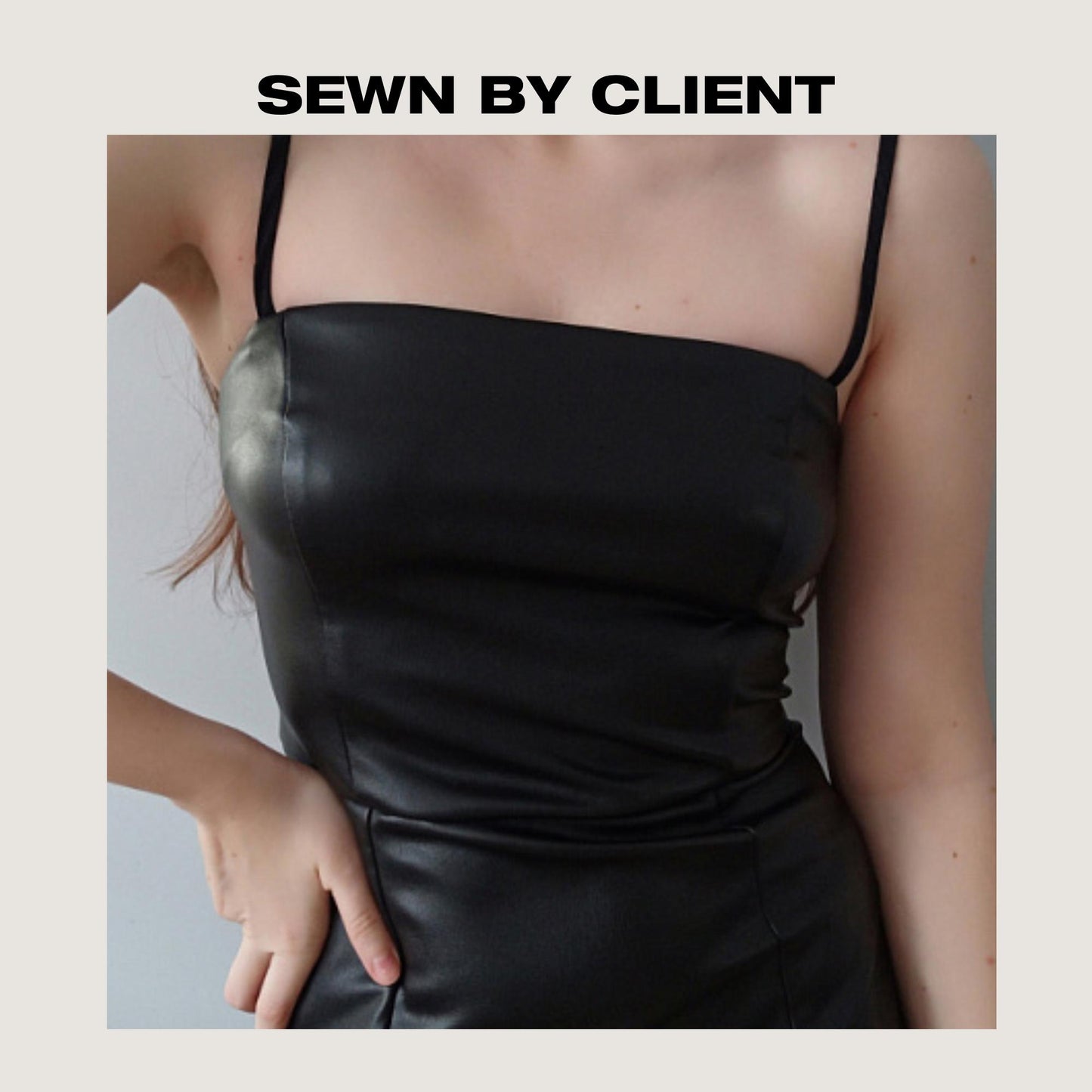 Leather Cosplay Dress Sewing Pattern | Square Neck Summer Dress | US 6-16