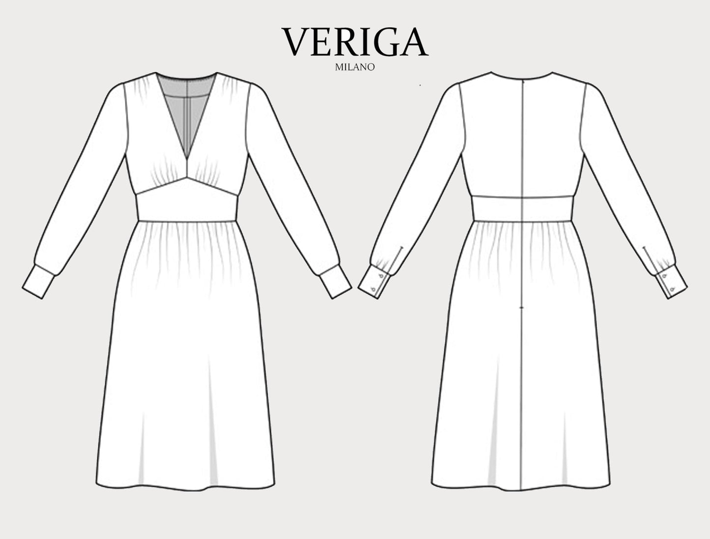 Dress Verona - PDF sewing pattern