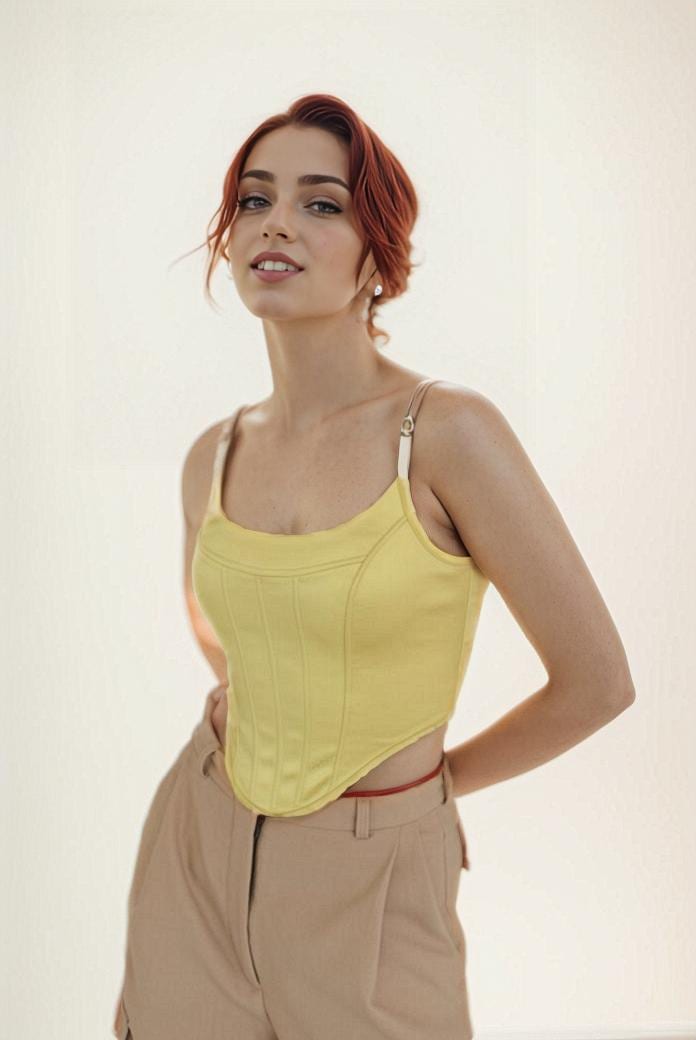 Bustier Tube Top Corset Pattern – Overbust Zipper Corset & Cosplay Corset Sewing Pattern XS-XXL