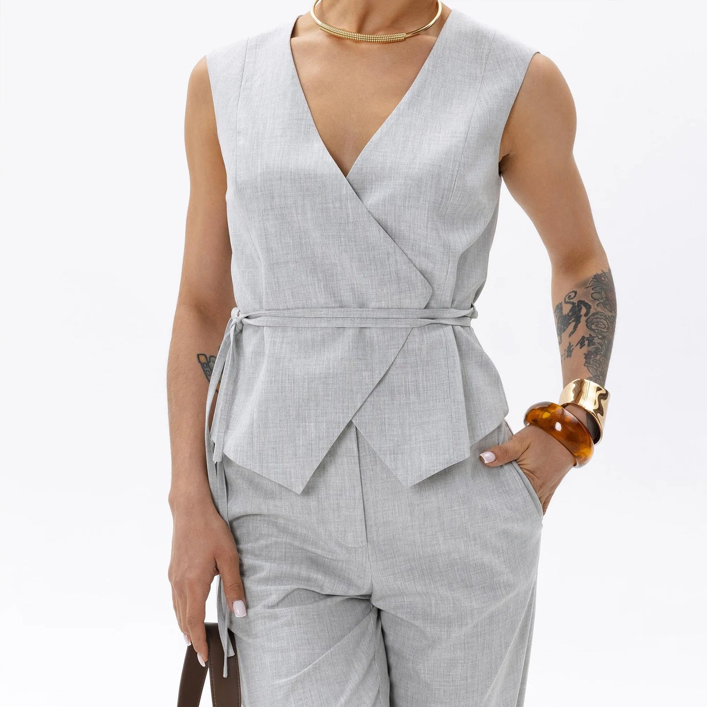 Women's Classic Vest Sewing Pattern | Summer Vest pattern | DIY Tailored Vest pdf | Women Waistcoat Jacket | Plotter, USletter, A4 | XS-XXL