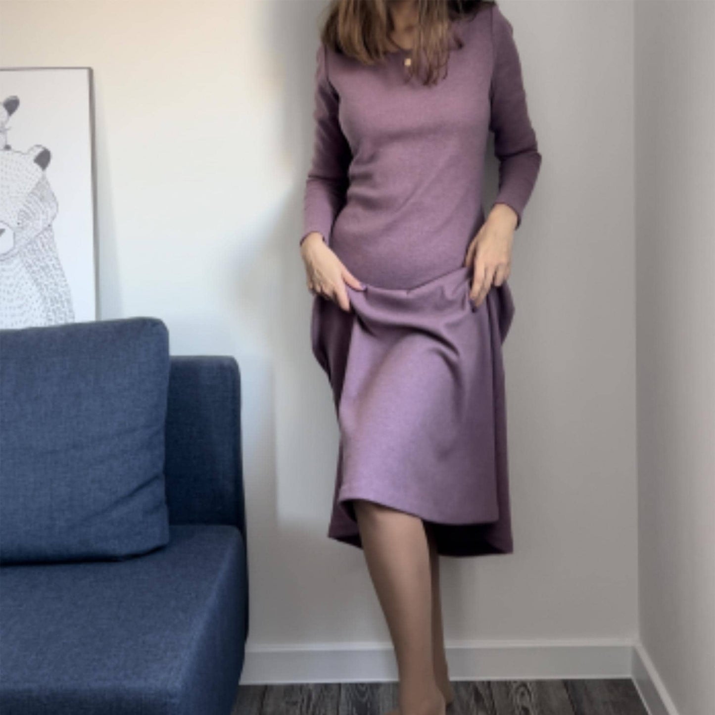 Boat Neck Maxi Dress Pattern | Dress | XS–XXL (US 6–16 / EU 34–44)