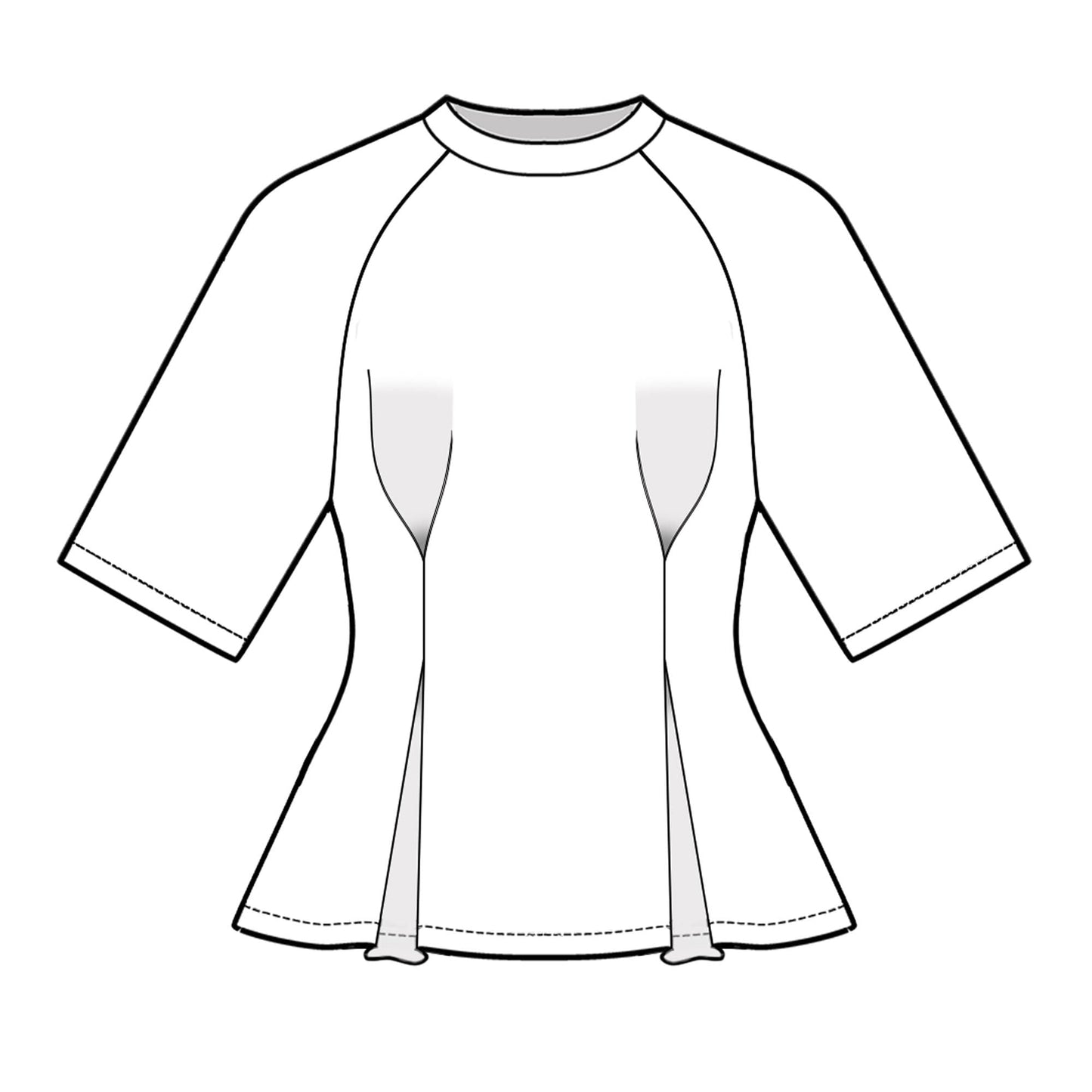 PDF Top Sewing Pattern | Sizes XS-XXL  Easy Sewing Pattern | Beginner Pattern | Top with pleats | Linen top pattern | Y2K top sewing pattern