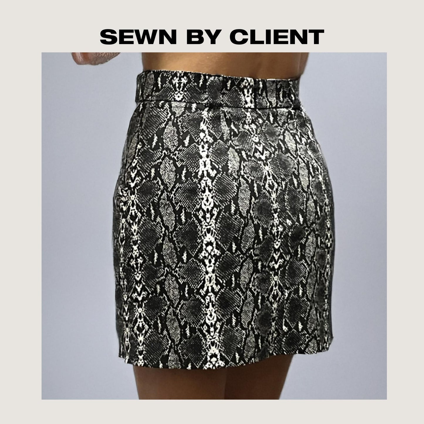 Summer High Waist Mini Skirt Pattern | Skirt | XS–XXL