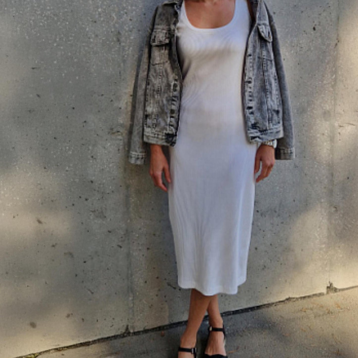 Fitted Knit Midi Dress Pattern | Dress | XS–2XL (US 6–16 / EU 34–44)