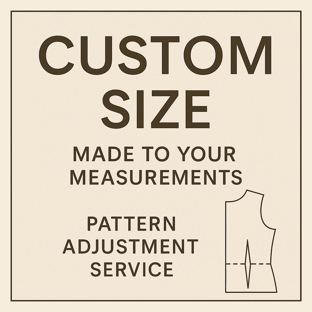 Custom-size PDF Sewing Pattern Service