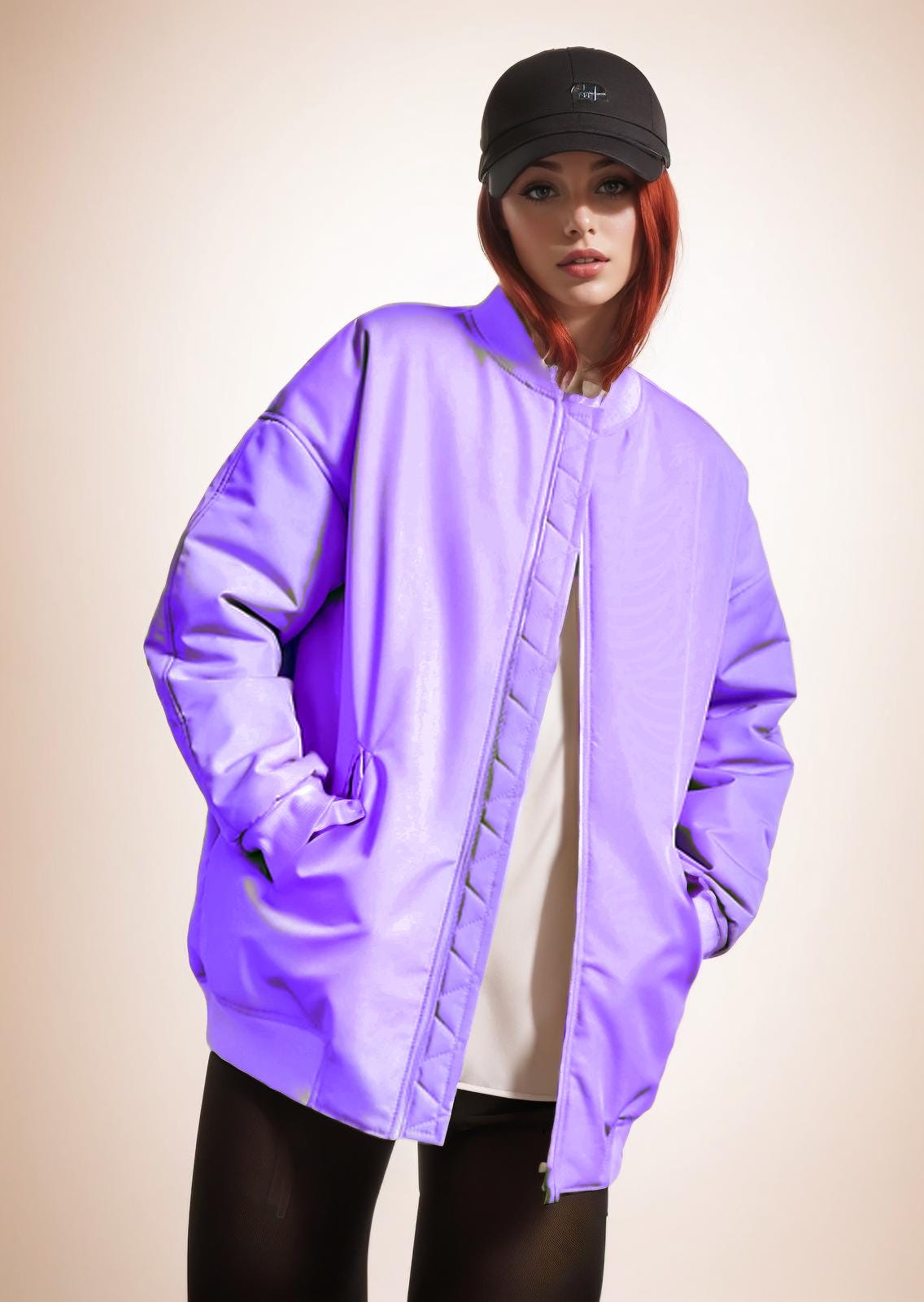Bomber jacket women pdf sewing pattern | XS-XXL | easy digital pdf | beginner friendly | outerwear pattern | Jacket sewing pattern