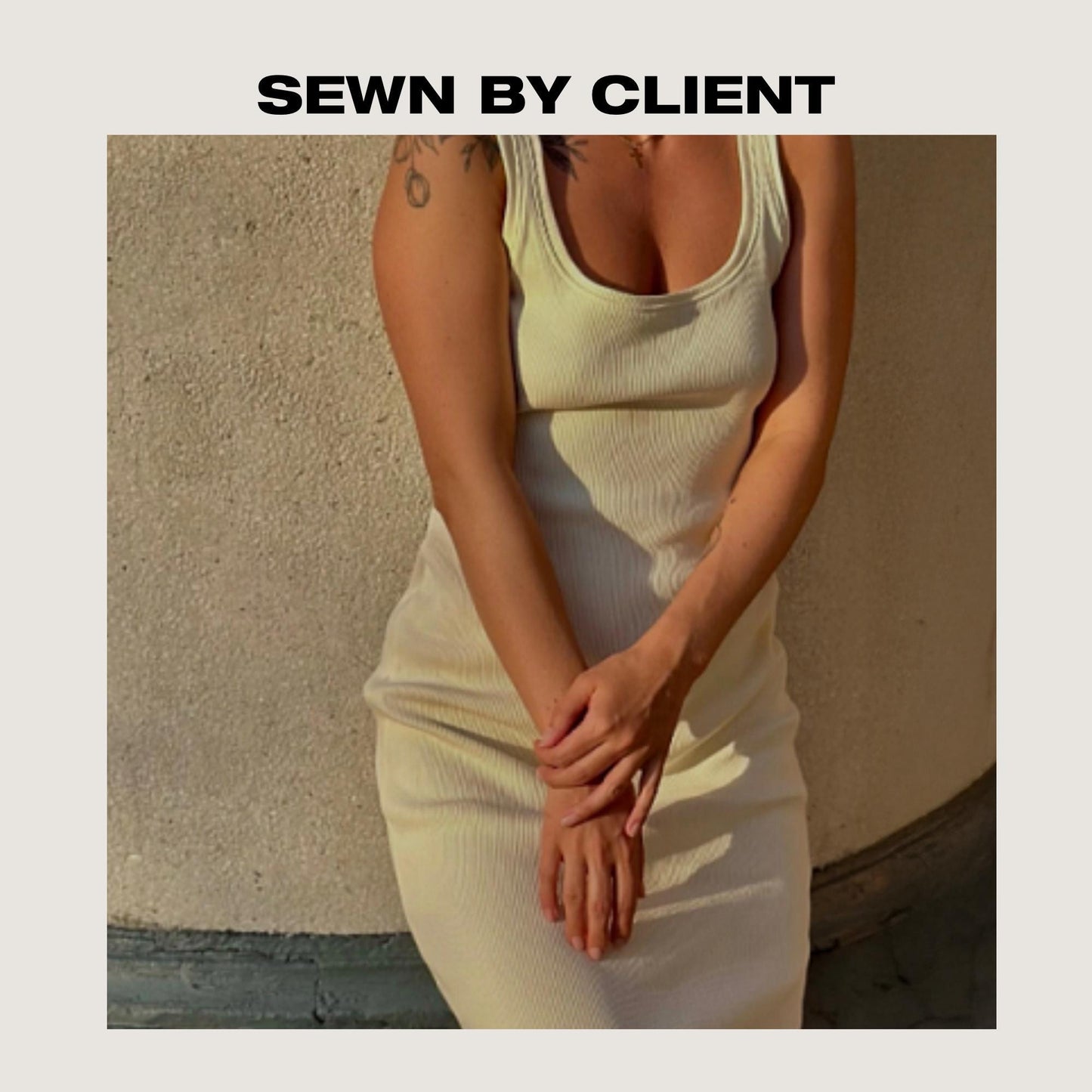 Fitted Knit Midi Dress Pattern | Dress | XS–2XL (US 6–16 / EU 34–44)