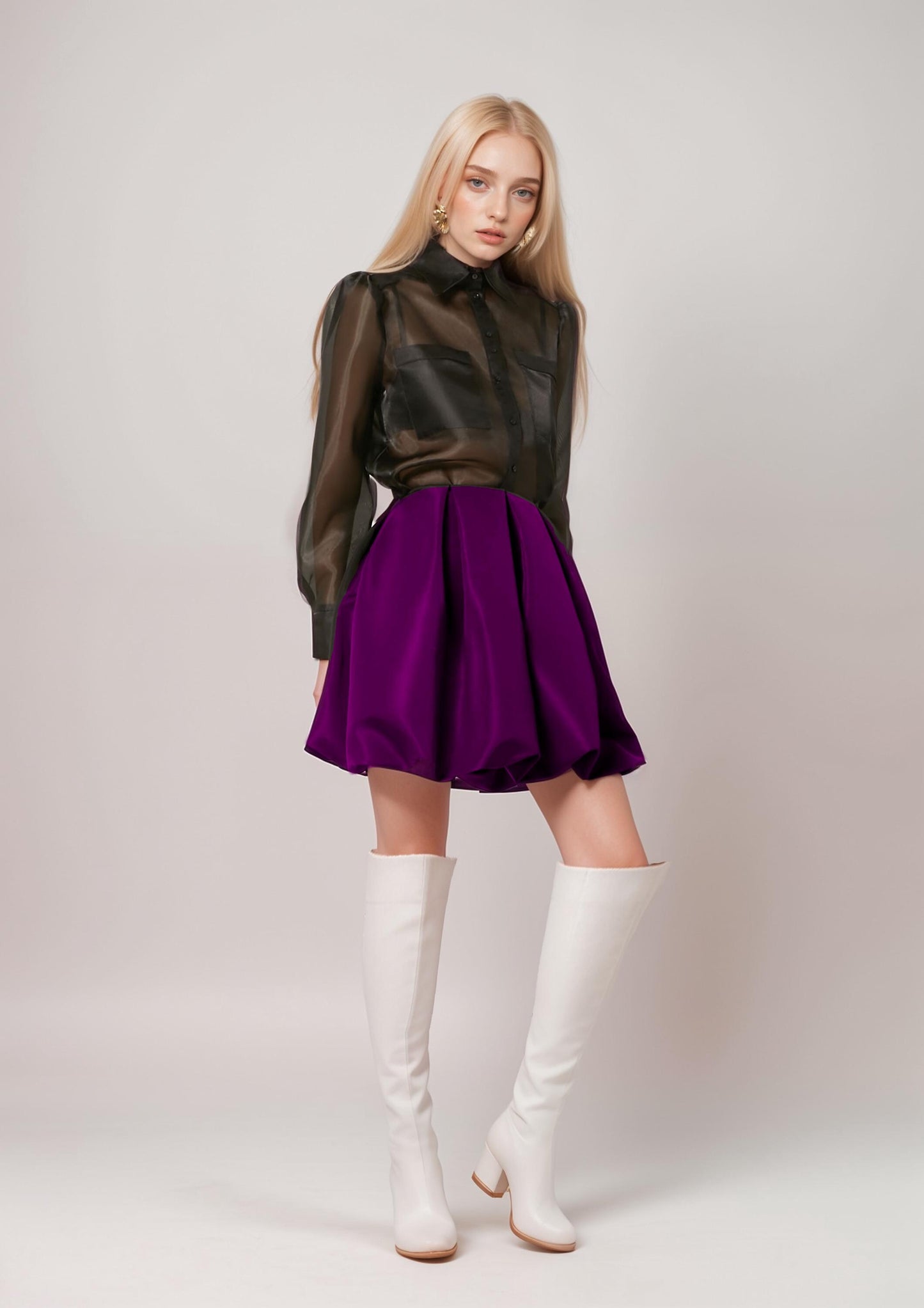 Bubble Skirt Pattern | Mini Balloon Skirt | XS–2XL (US 6–16 / EU 34–48)