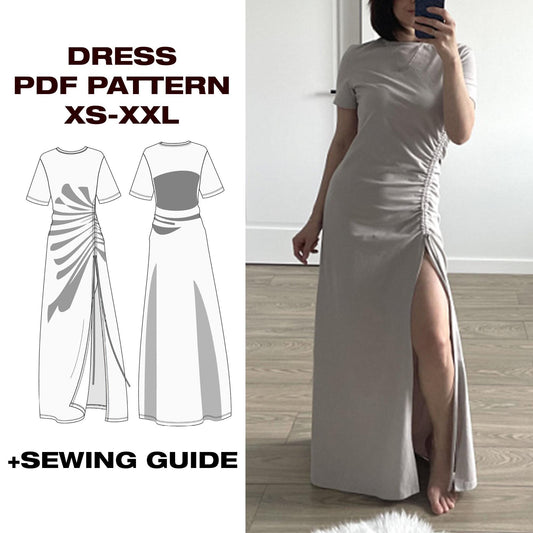 summer dress pattern | women dress sewing pattern | prom dress pattern| wedding dress pattern US 6-16 | A4, Letter, Plotter