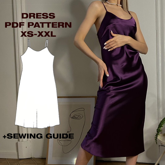 Slip Dress Pattern –  Bridesmaid & Summer Dress Pattern