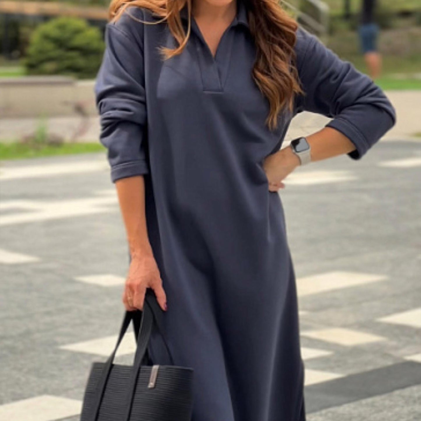 Parma Dress Sewing Pattern | Elegant V-Neck Dress | US 6-16