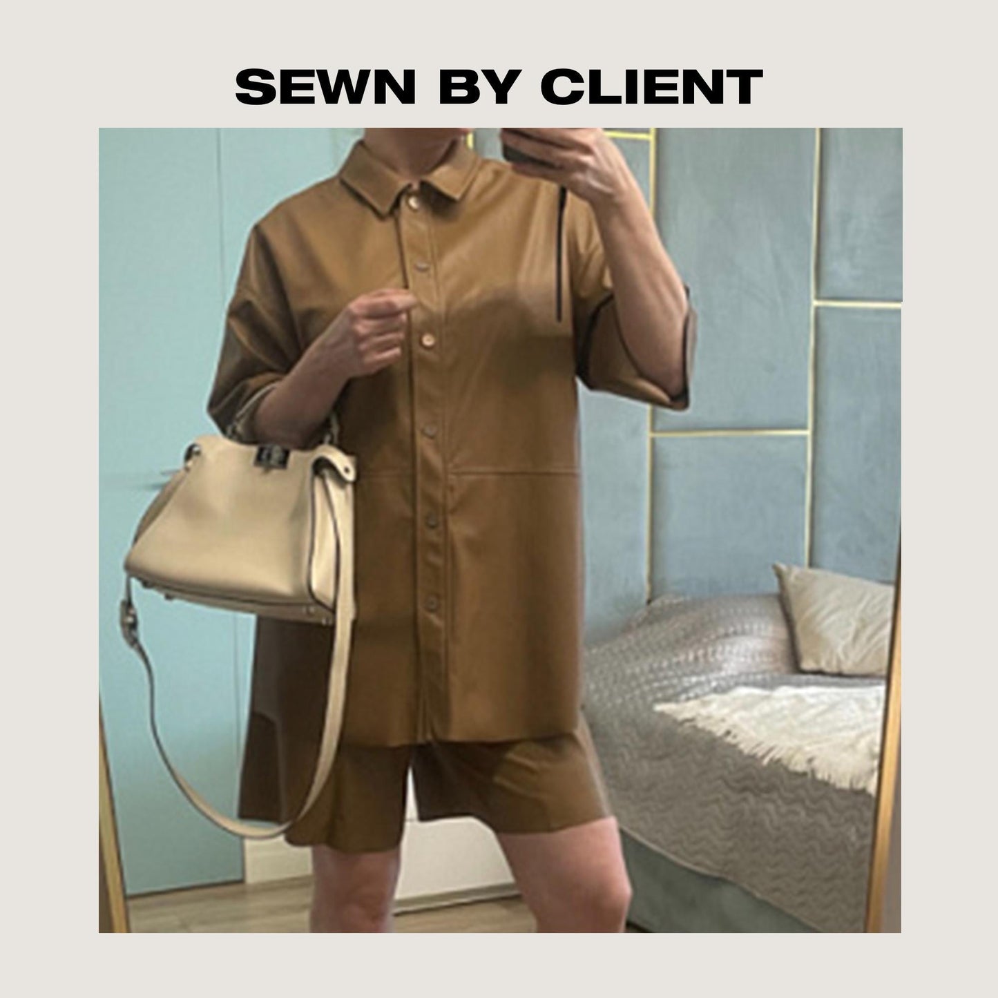 Leather Shirt Pattern | Shirt | XS–2XL (US 6–16 / EU 34–48)