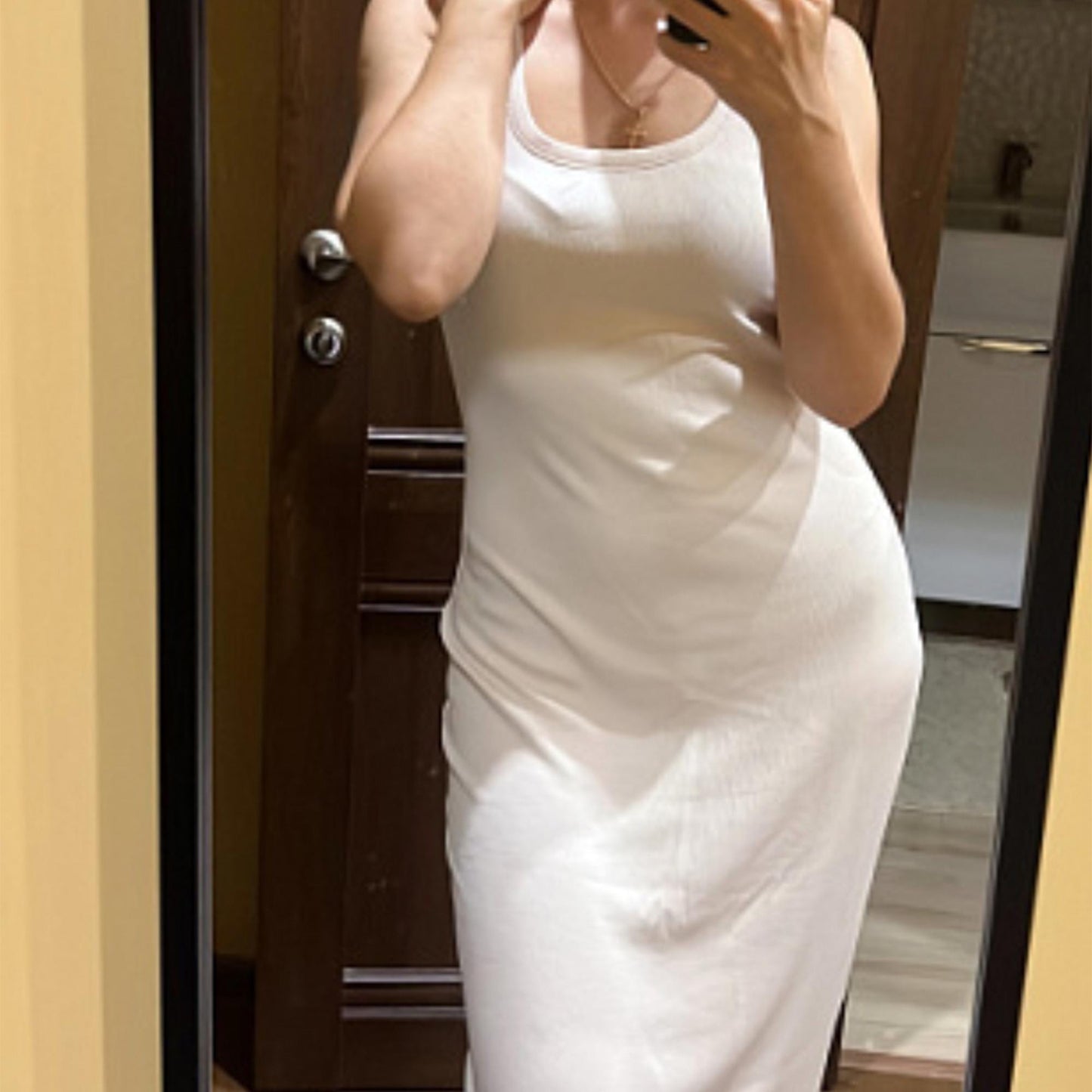 Fitted Knit Midi Dress Pattern | Dress | XS–2XL (US 6–16 / EU 34–44)