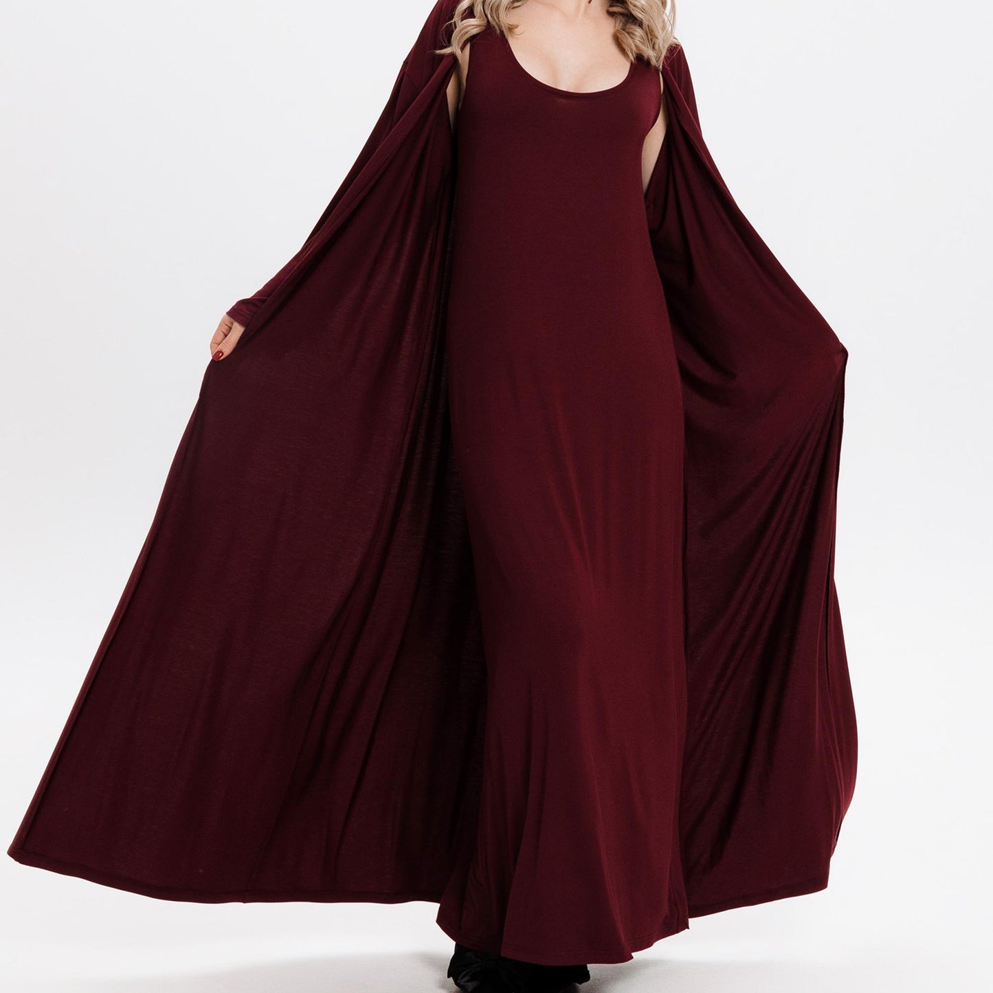 Summer Maxi Dress Pattern | Volume Straight Dress | XS–XXL (US 2–12 / EU 34–44)
