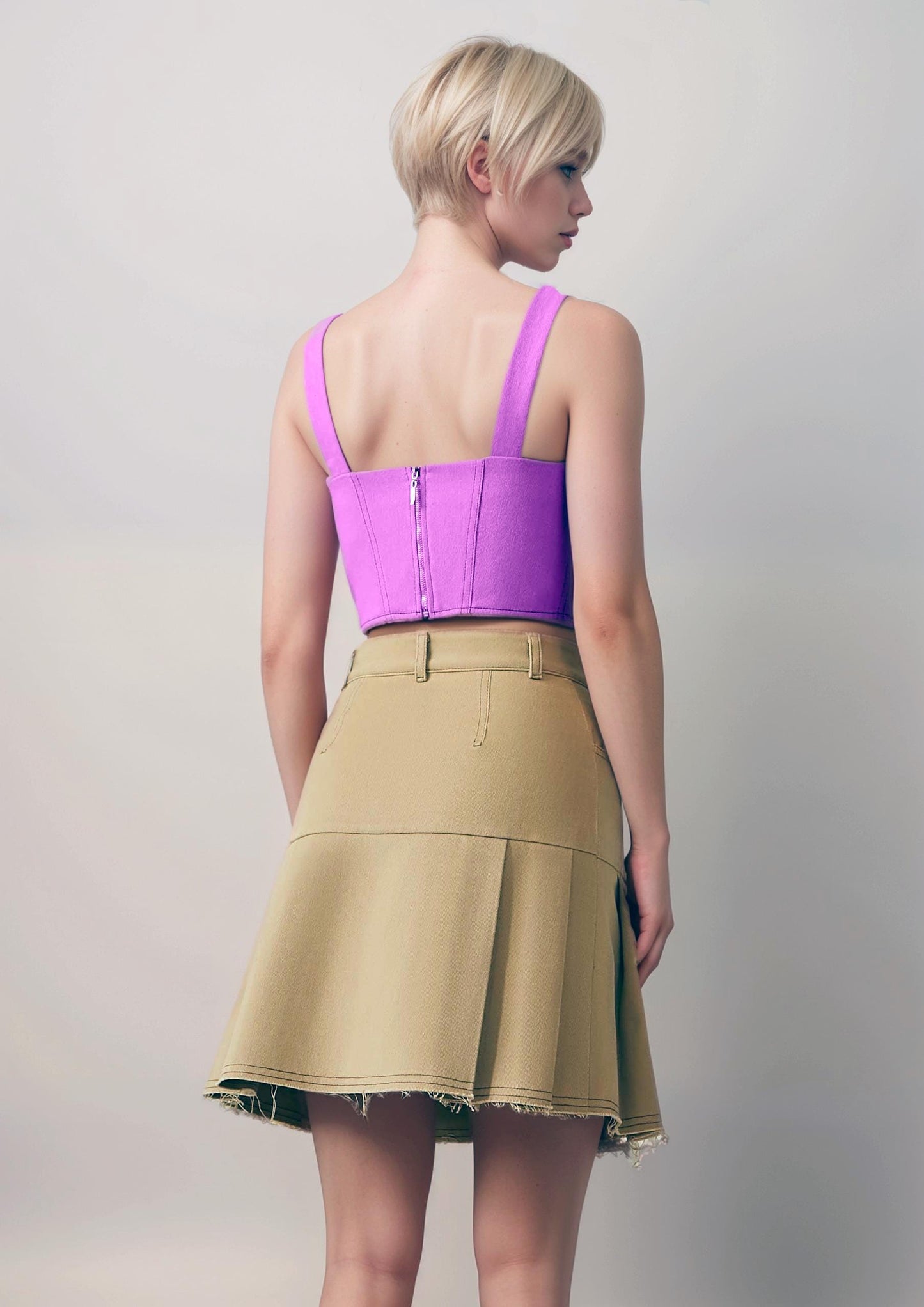 Overbust Sweetheart Corset Sewing Pattern | Back Zip | US 6-16