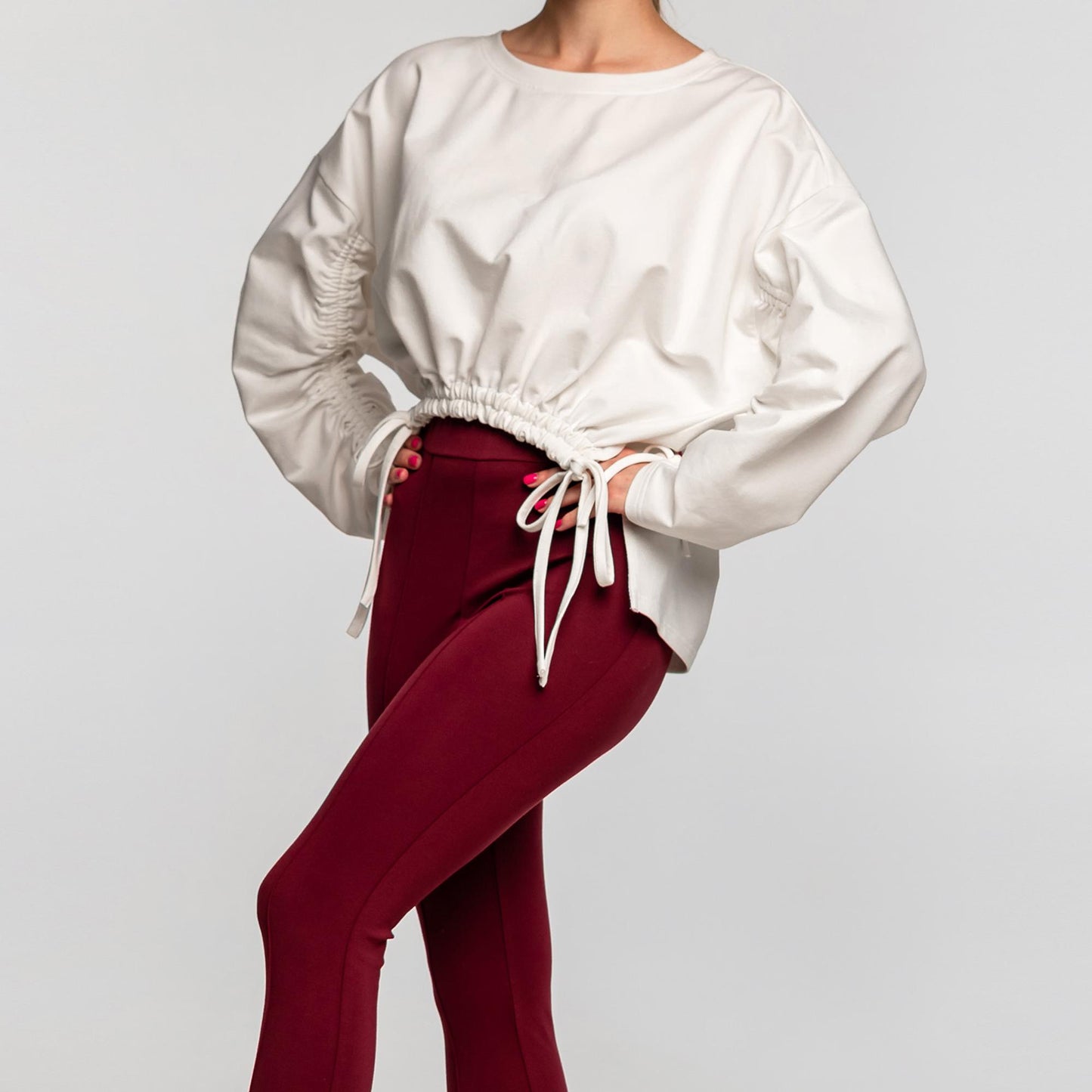 Sweatshirt Sewing Pattern | Anorak with Gathers | Summer Longsleeve | XS-XXL