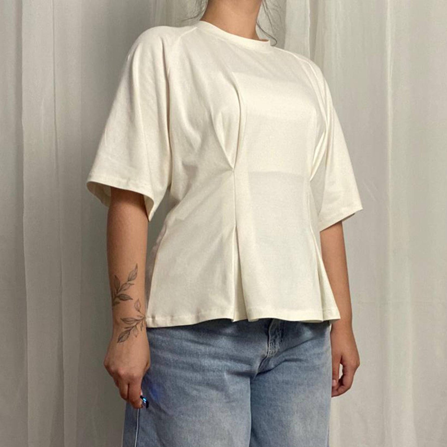 PDF Top Sewing Pattern | Sizes XS-XXL  Easy Sewing Pattern | Beginner Pattern | Top with pleats | Linen top pattern | Y2K top sewing pattern