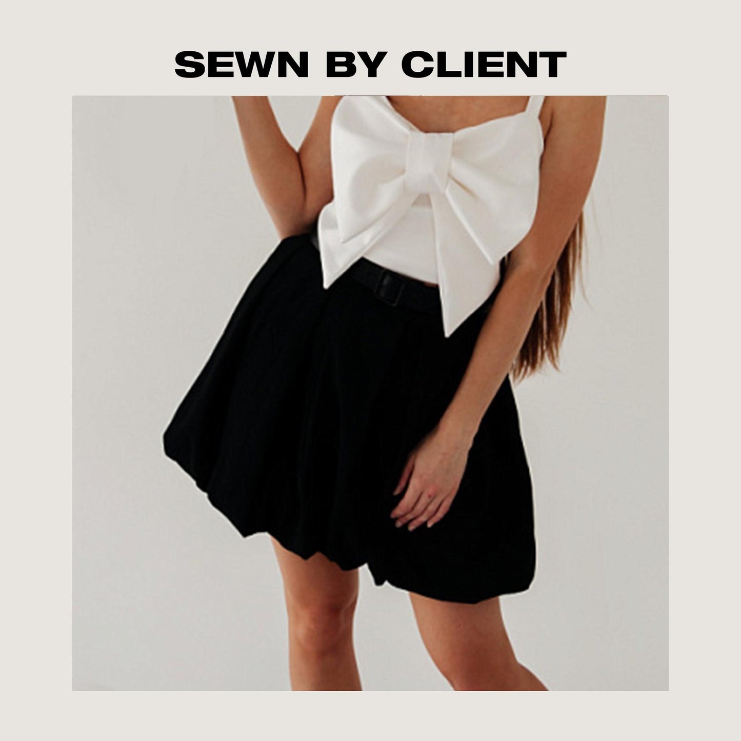 Bubble Skirt Pattern | Mini Balloon Skirt | XS–2XL (US 6–16 / EU 34–48)