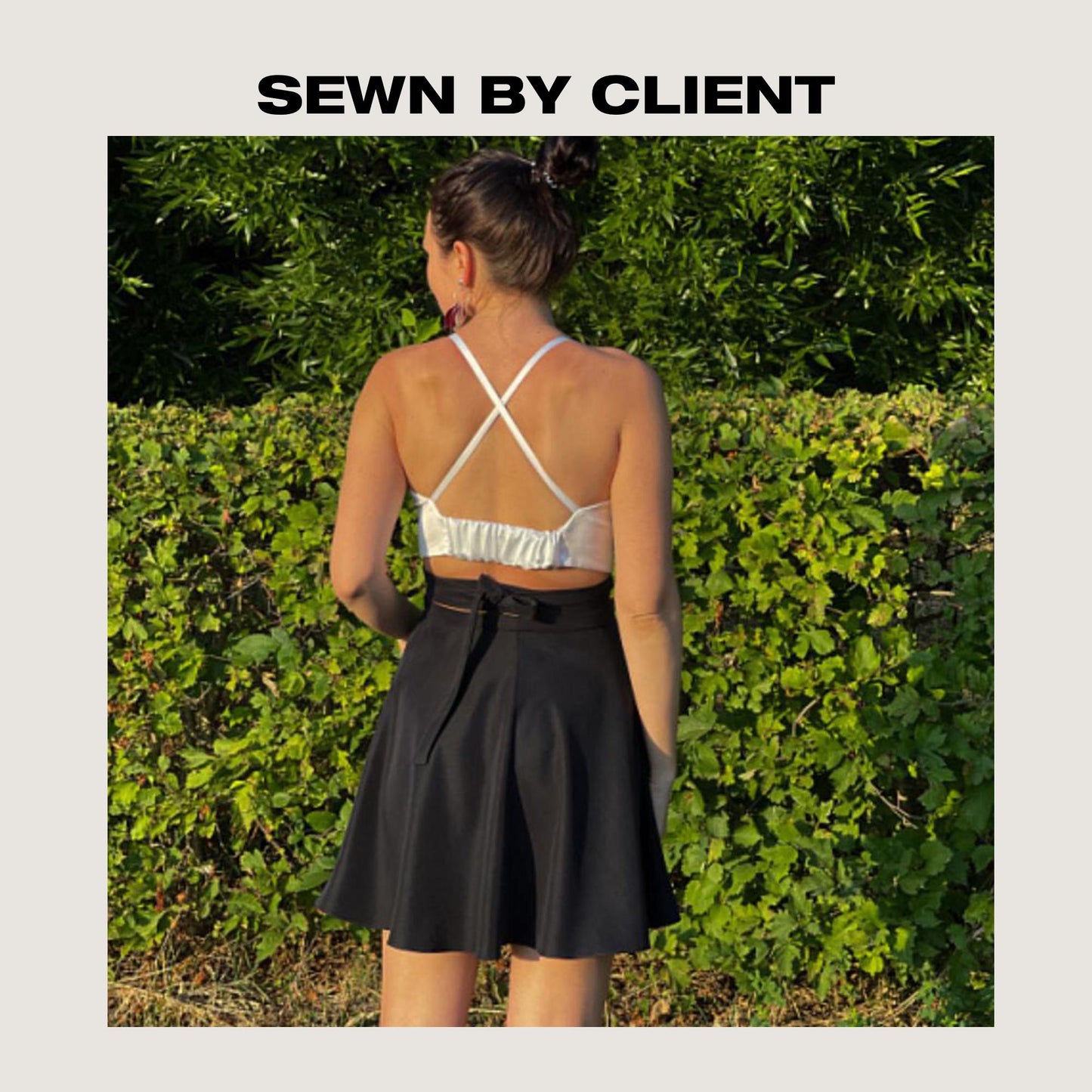 Summer top sewing pattern | Top with elastic band | Linen top pattern | Y2K top sewing pattern | Workout top | A0, USletter, A4 | XS-XXL