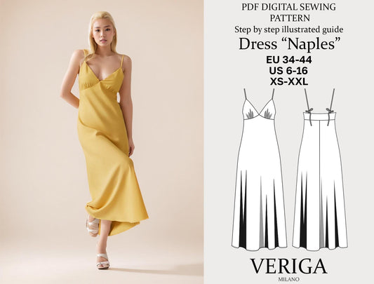 Naples Dress Pattern – Summer Dress Sewing Pattern