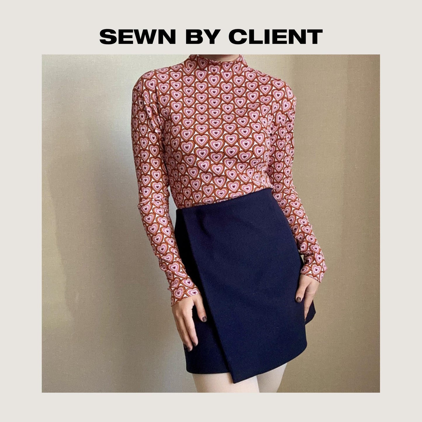 A-Line Mini Skirt SIlvia - PDF Sewing Pattern